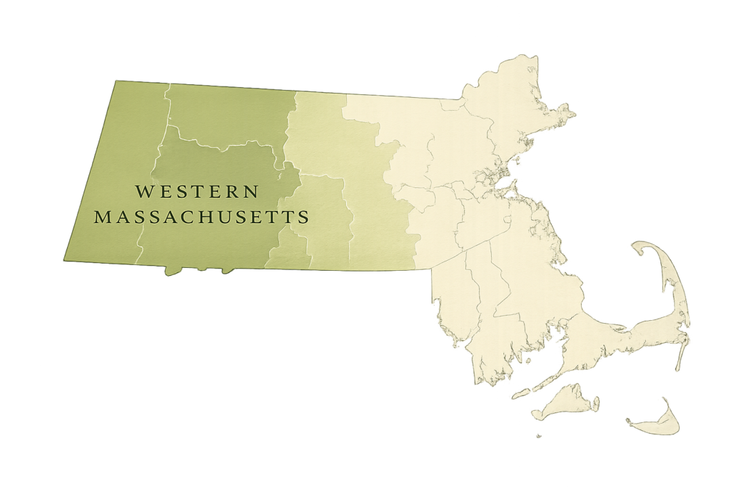 Map of Western Massachusetts